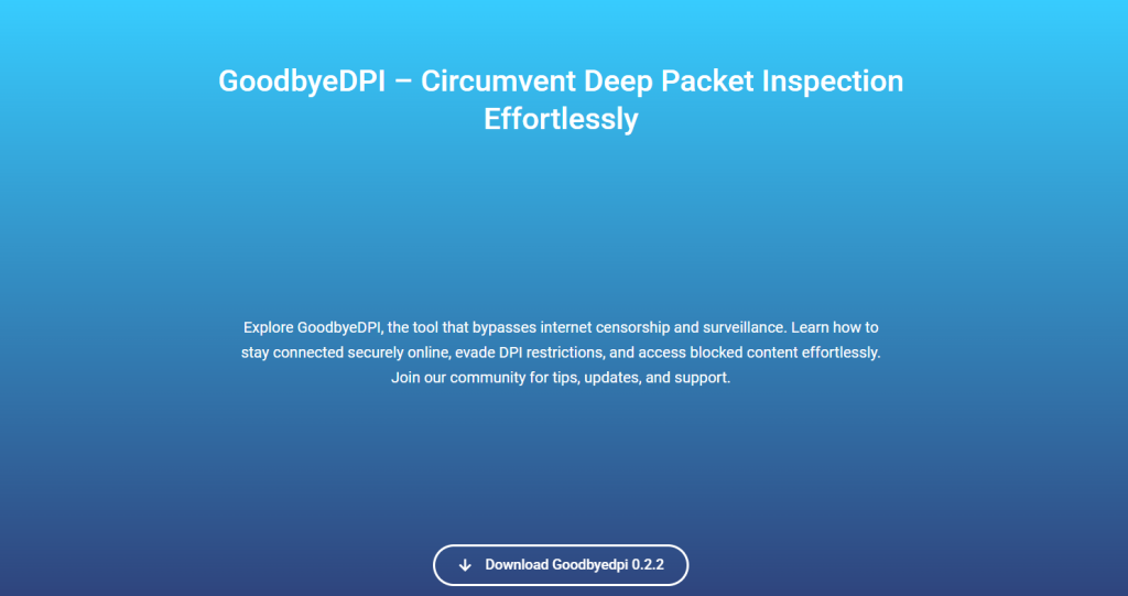 How Does GoodbyeDPI Help Bypass Website Censorship