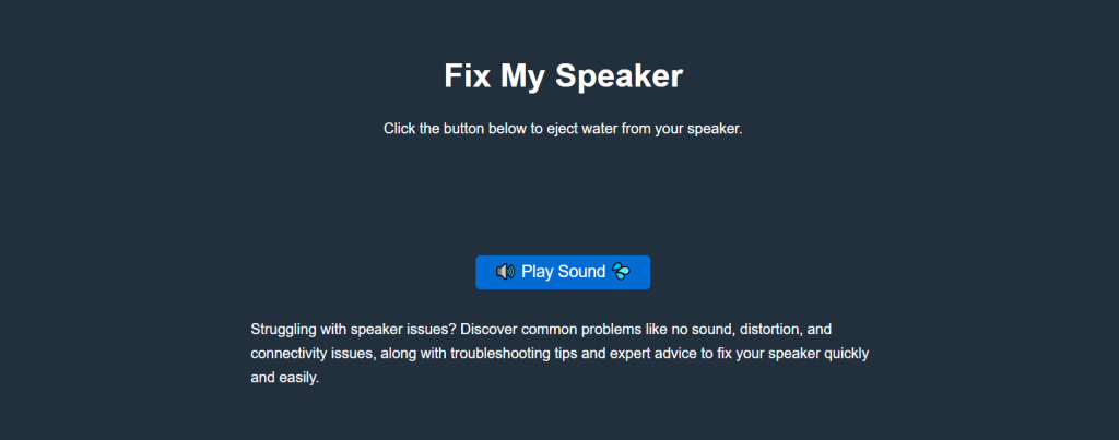 Does Fix My Speaker Really Work Fast